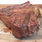Tender grass-fed Porterhouse steak from Tender Grassfed Barbecue by Stanley A. Fishman